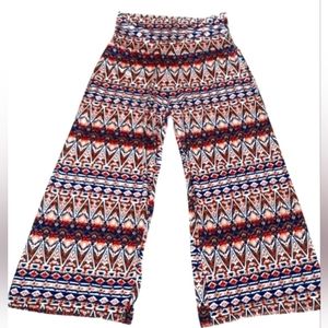 Wide Leg Semi Cropped Palazzo Pants